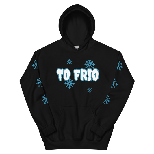 To Frio Snowflake Sleeve Dominican Unisex Hoodie - 2020 - DominicanGirlfriend.com - Frases Dominicanas - República Dominicana Lifestyle Graphic T-Shirts Streetwear & Accessories - New York - Bronx - Washington Heights - Miami - Florida - Boca Chica - USA - Dominican Clothing
