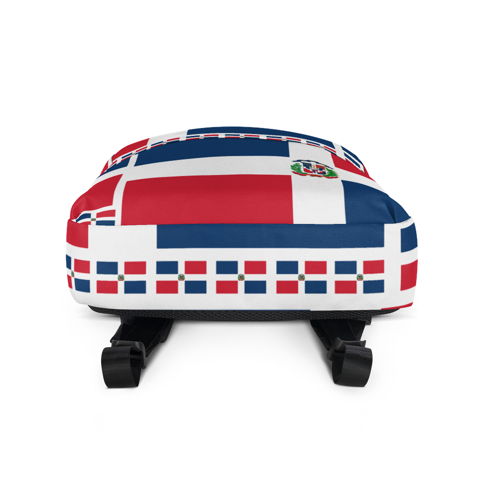 Dominican Republic Flag All-Over Collage Backpack - 2020 - DominicanGirlfriend.com - Frases Dominicanas - República Dominicana Lifestyle Graphic T-Shirts Streetwear & Accessories - New York - Bronx - Washington Heights - Miami - Florida - Boca Chica - USA - Dominican Clothing