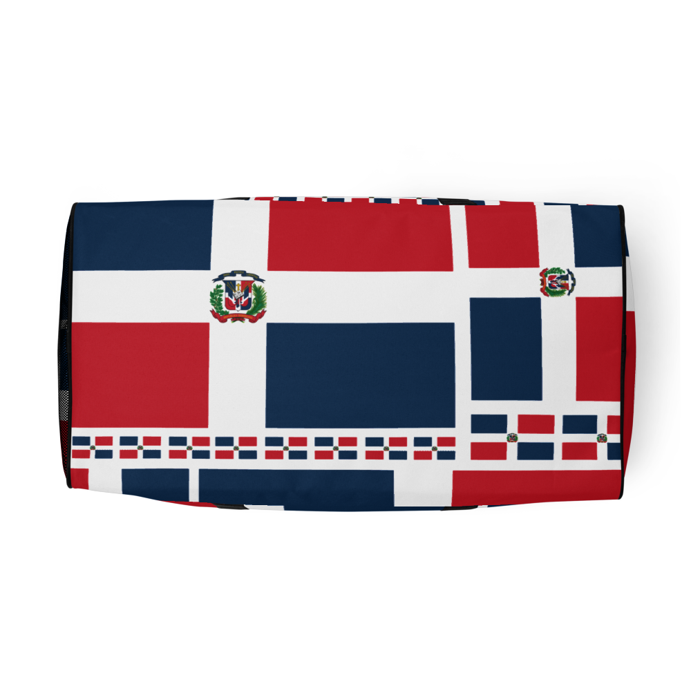 Dominican Republic Flag All-Over Collage Duffle Bag - 2020 - DominicanGirlfriend.com - Frases Dominicanas - República Dominicana Lifestyle Graphic T-Shirts Streetwear & Accessories - New York - Bronx - Washington Heights - Miami - Florida - Boca Chica - USA - Dominican Clothing