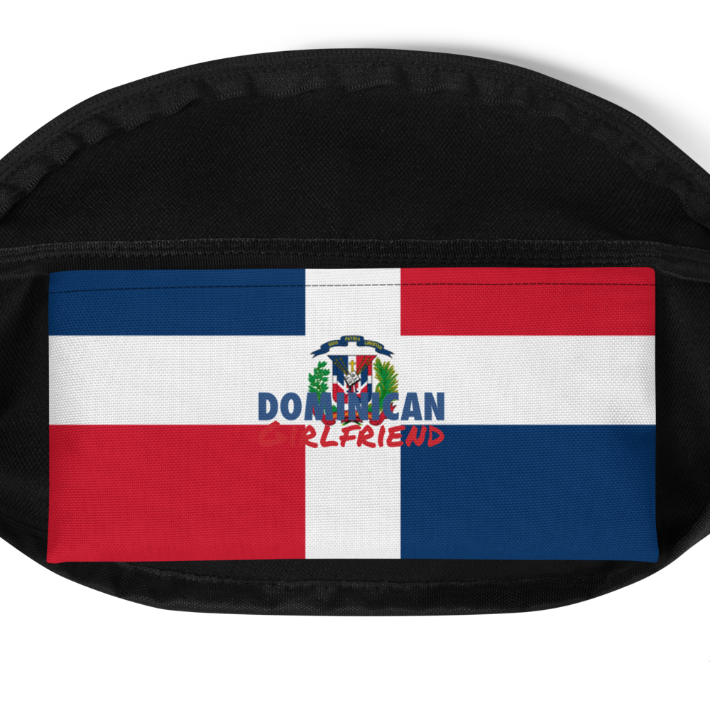 Dominican Republic Flag All-Over Collage Fanny Pack - 2020 - DominicanGirlfriend.com - Frases Dominicanas - República Dominicana Lifestyle Graphic T-Shirts Streetwear & Accessories - New York - Bronx - Washington Heights - Miami - Florida - Boca Chica - USA - Dominican Clothing