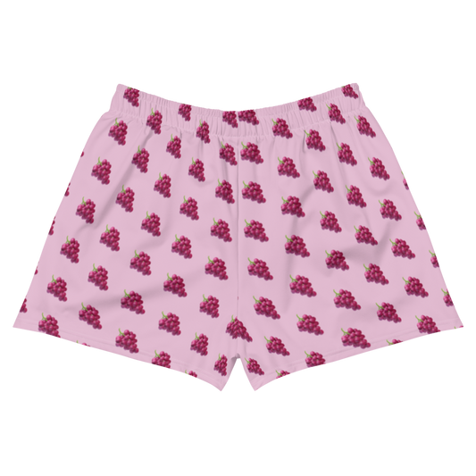 UVA 🍇 All-Over Print Women's Athletic Shorts - 2020 - DominicanGirlfriend.com - Frases Dominicanas - República Dominicana Lifestyle Graphic T-Shirts Streetwear & Accessories - New York - Bronx - Washington Heights - Miami - Florida - Boca Chica - USA - Dominican Clothing