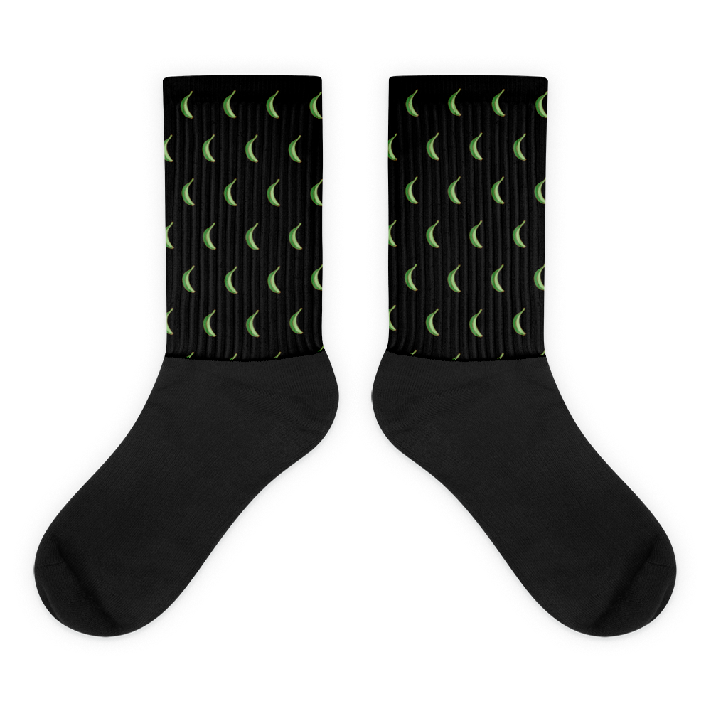 Platano All-Over Socks - 2020 - DominicanGirlfriend.com - Frases Dominicanas - República Dominicana Lifestyle Graphic T-Shirts Streetwear & Accessories - New York - Bronx - Washington Heights - Miami - Florida - Boca Chica - USA - Dominican Clothing