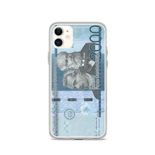 2000 Dominican Pesos iPhone Case - 2020 - DominicanGirlfriend.com - Frases Dominicanas - República Dominicana Lifestyle Graphic T-Shirts Streetwear & Accessories - New York - Bronx - Washington Heights - Miami - Florida - Boca Chica - USA - Dominican Clothing