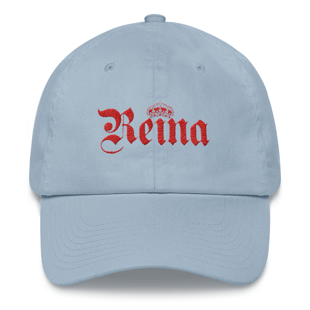 Reina Dad Hat - 2020 - DominicanGirlfriend.com - Frases Dominicanas - República Dominicana Lifestyle Graphic T-Shirts Streetwear & Accessories - New York - Bronx - Washington Heights - Miami - Florida - Boca Chica - USA - Dominican Clothing