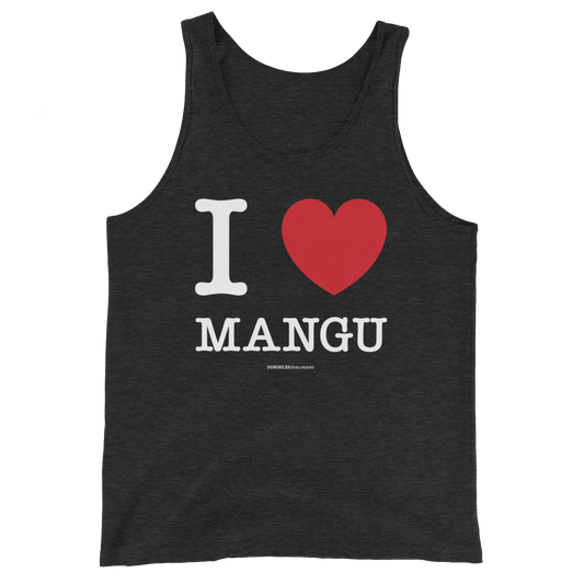 I Love Mangu Unisex Tank Top - 2020 - DominicanGirlfriend.com - Frases Dominicanas - República Dominicana Lifestyle Graphic T-Shirts Streetwear & Accessories - New York - Bronx - Washington Heights - Miami - Florida - Boca Chica - USA - Dominican Clothing