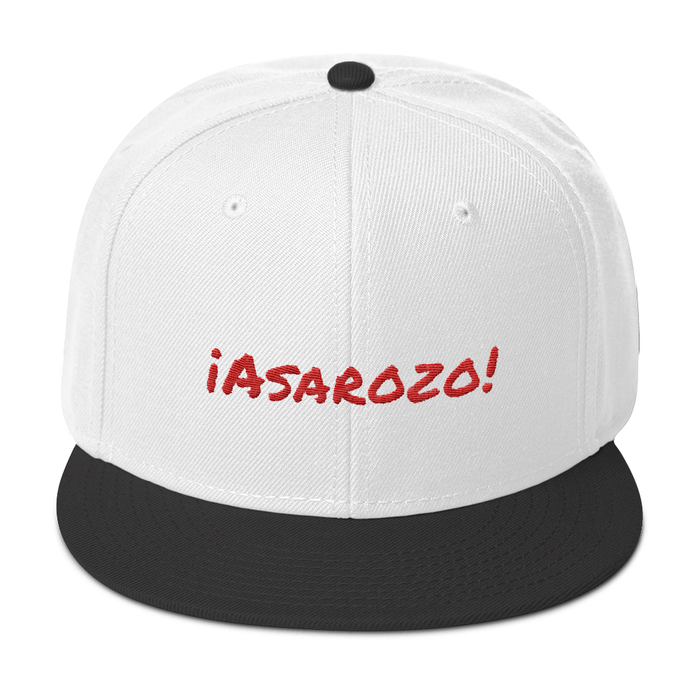 ¡Asaroso! Snapback Hat - 2020 - DominicanGirlfriend.com - Frases Dominicanas - República Dominicana Lifestyle Graphic T-Shirts Streetwear & Accessories - New York - Bronx - Washington Heights - Miami - Florida - Boca Chica - USA - Dominican Clothing