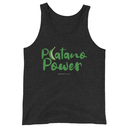 Platano Power Tank Top - 2020 - DominicanGirlfriend.com - Frases Dominicanas - República Dominicana Lifestyle Graphic T-Shirts Streetwear & Accessories - New York - Bronx - Washington Heights - Miami - Florida - Boca Chica - USA - Dominican Clothing