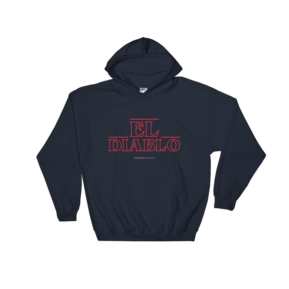El Diablo Unisex Hoodie - 2020 - DominicanGirlfriend.com - Frases Dominicanas - República Dominicana Lifestyle Graphic T-Shirts Streetwear & Accessories - New York - Bronx - Washington Heights - Miami - Florida - Boca Chica - USA - Dominican Clothing