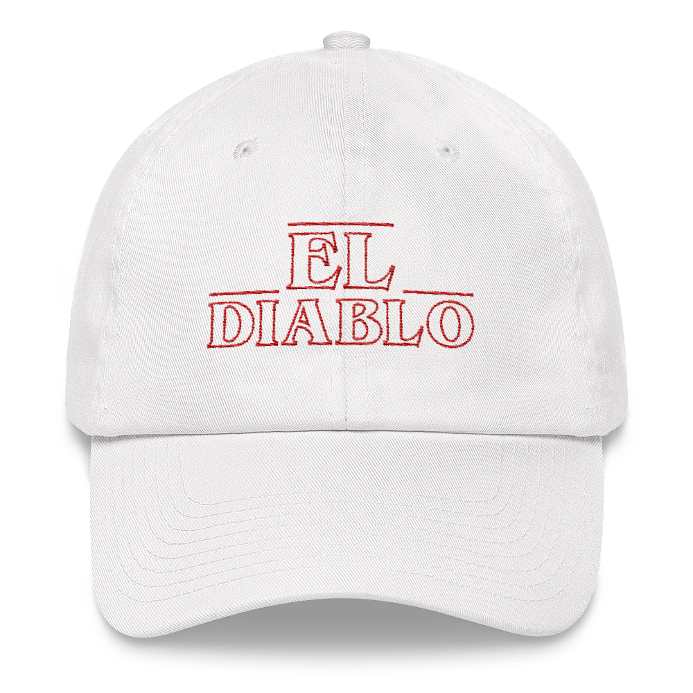 El Diablo Dad Hat - 2020 - DominicanGirlfriend.com - Frases Dominicanas - República Dominicana Lifestyle Graphic T-Shirts Streetwear & Accessories - New York - Bronx - Washington Heights - Miami - Florida - Boca Chica - USA - Dominican Clothing