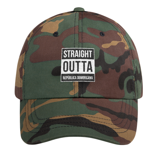 Straight Outta República Dominicana Dad hat - 2020 - DominicanGirlfriend.com - Frases Dominicanas - República Dominicana Lifestyle Graphic T-Shirts Streetwear & Accessories - New York - Bronx - Washington Heights - Miami - Florida - Boca Chica - USA - Dominican Clothing