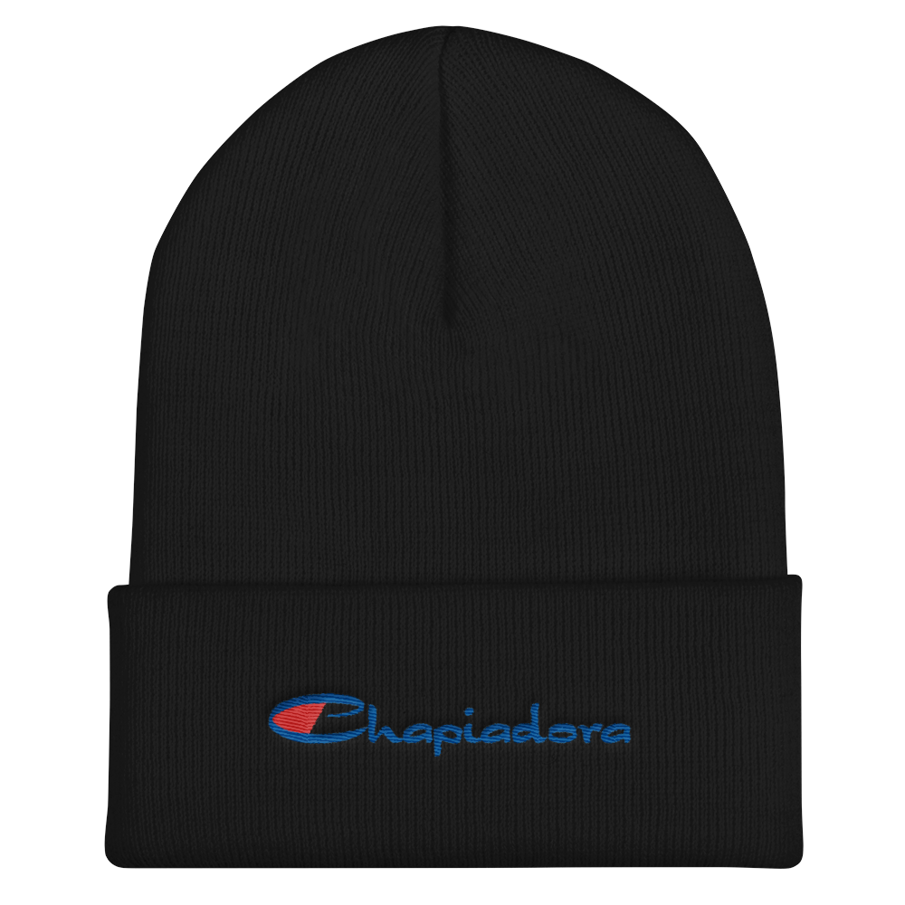 Chapiadora Cuffed Beanie - 2020 - DominicanGirlfriend.com - Frases Dominicanas - República Dominicana Lifestyle Graphic T-Shirts Streetwear & Accessories - New York - Bronx - Washington Heights - Miami - Florida - Boca Chica - USA - Dominican Clothing