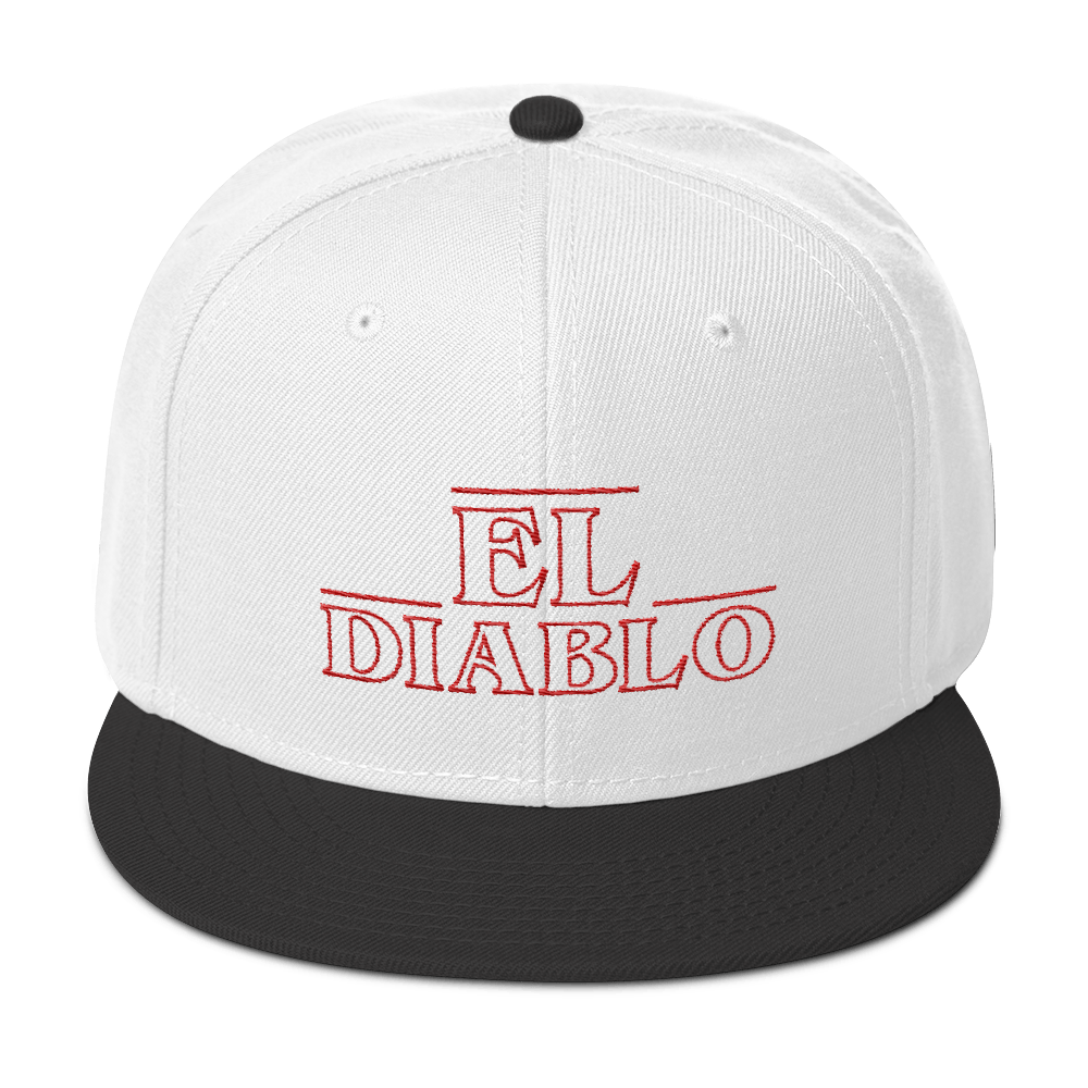 El Diablo Snapback Hat - 2020 - DominicanGirlfriend.com - Frases Dominicanas - República Dominicana Lifestyle Graphic T-Shirts Streetwear & Accessories - New York - Bronx - Washington Heights - Miami - Florida - Boca Chica - USA - Dominican Clothing