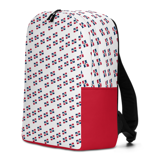 All-Over Emoji República Dominicana Flag Minimalist Backpack - 2020 - DominicanGirlfriend.com - Frases Dominicanas - República Dominicana Lifestyle Graphic T-Shirts Streetwear & Accessories - New York - Bronx - Washington Heights - Miami - Florida - Boca Chica - USA - Dominican Clothing
