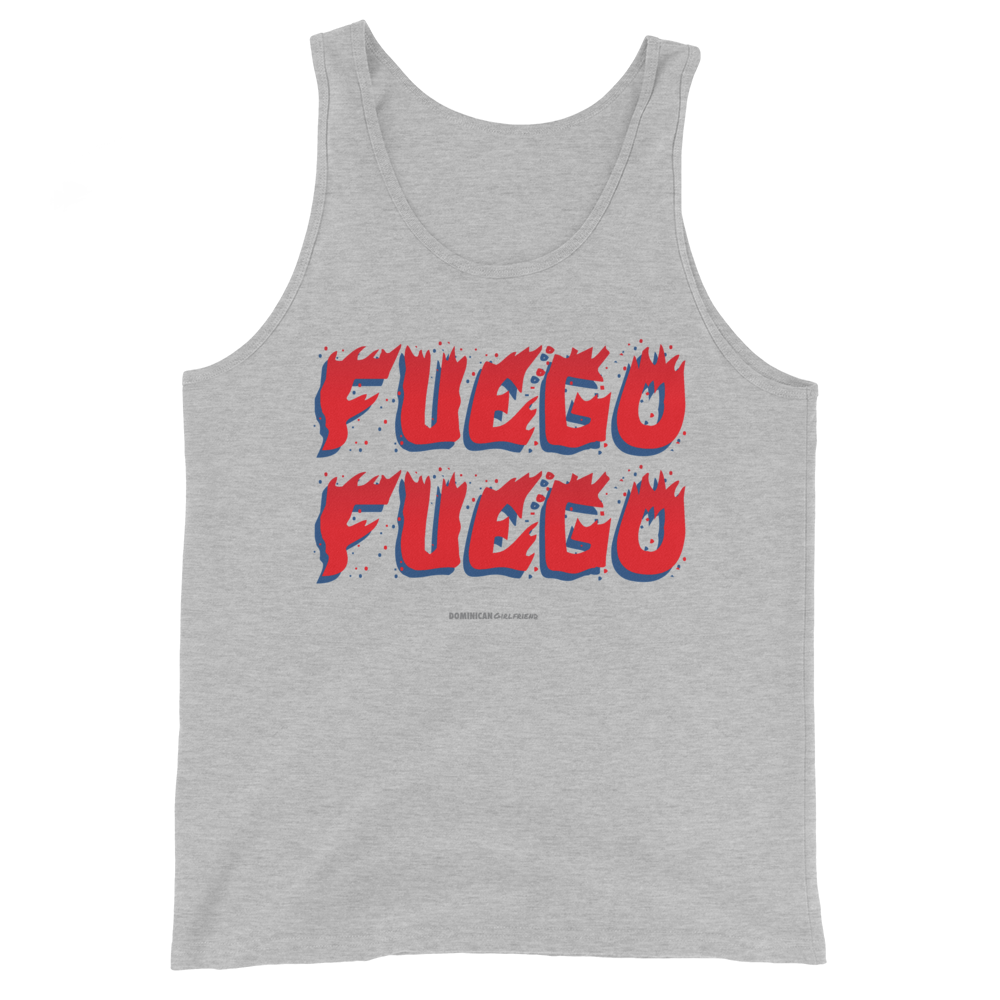 Fuego Tank Top - 2020 - DominicanGirlfriend.com - Frases Dominicanas - República Dominicana Lifestyle Graphic T-Shirts Streetwear & Accessories - New York - Bronx - Washington Heights - Miami - Florida - Boca Chica - USA - Dominican Clothing
