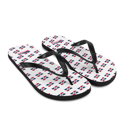 All-Over Emoji República Dominicana Flag Flip-Flops - 2020 - DominicanGirlfriend.com - Frases Dominicanas - República Dominicana Lifestyle Graphic T-Shirts Streetwear & Accessories - New York - Bronx - Washington Heights - Miami - Florida - Boca Chica - USA - Dominican Clothing