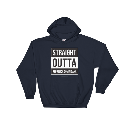 Straight Outta República Dominicana Unisex Hoodie - 2020 - DominicanGirlfriend.com - Frases Dominicanas - República Dominicana Lifestyle Graphic T-Shirts Streetwear & Accessories - New York - Bronx - Washington Heights - Miami - Florida - Boca Chica - USA - Dominican Clothing
