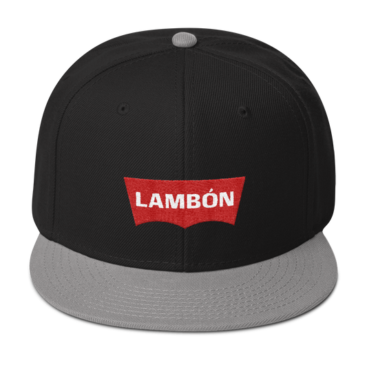 Lambón Snapback Hat - 2020 - DominicanGirlfriend.com - Frases Dominicanas - República Dominicana Lifestyle Graphic T-Shirts Streetwear & Accessories - New York - Bronx - Washington Heights - Miami - Florida - Boca Chica - USA - Dominican Clothing