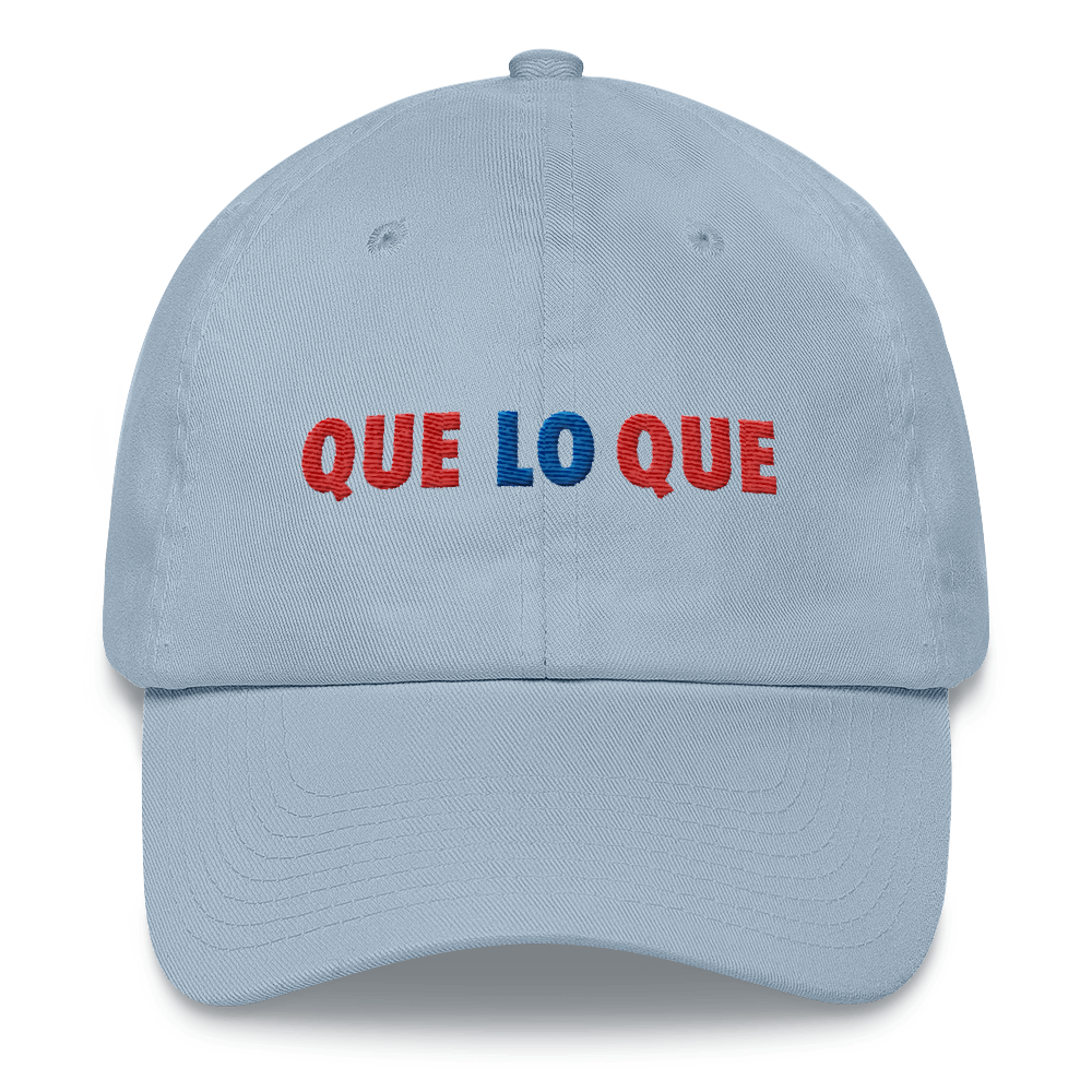 Que Lo Que Dad Hat - 2020 - DominicanGirlfriend.com - Frases Dominicanas - República Dominicana Lifestyle Graphic T-Shirts Streetwear & Accessories - New York - Bronx - Washington Heights - Miami - Florida - Boca Chica - USA - Dominican Clothing