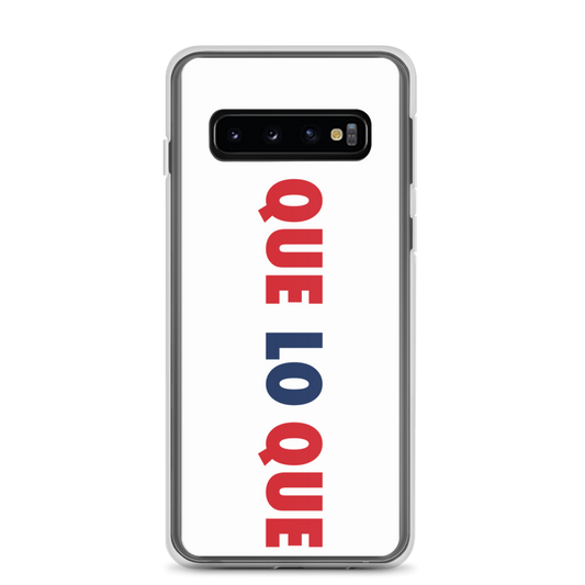 Que Lo Que Samsung Case - 2020 - DominicanGirlfriend.com - Frases Dominicanas - República Dominicana Lifestyle Graphic T-Shirts Streetwear & Accessories - New York - Bronx - Washington Heights - Miami - Florida - Boca Chica - USA - Dominican Clothing