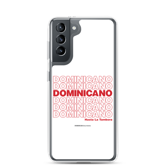 Dominicano Hasta La Tambora Samsung Case - 2020 - DominicanGirlfriend.com - Frases Dominicanas - República Dominicana Lifestyle Graphic T-Shirts Streetwear & Accessories - New York - Bronx - Washington Heights - Miami - Florida - Boca Chica - USA - Dominican Clothing