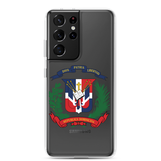 Escudo de la República Dominicana Samsung Case - 2020 - DominicanGirlfriend.com - Frases Dominicanas - República Dominicana Lifestyle Graphic T-Shirts Streetwear & Accessories - New York - Bronx - Washington Heights - Miami - Florida - Boca Chica - USA - Dominican Clothing