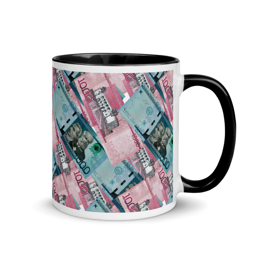 1000 y 2000 Dominican Pesos Mug with Color Inside - 2020 - DominicanGirlfriend.com - Frases Dominicanas - República Dominicana Lifestyle Graphic T-Shirts Streetwear & Accessories - New York - Bronx - Washington Heights - Miami - Florida - Boca Chica - USA - Dominican Clothing