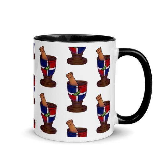 Pilon Dominicano Mug with Color Inside - 2020 - DominicanGirlfriend.com - Frases Dominicanas - República Dominicana Lifestyle Graphic T-Shirts Streetwear & Accessories - New York - Bronx - Washington Heights - Miami - Florida - Boca Chica - USA - Dominican Clothing