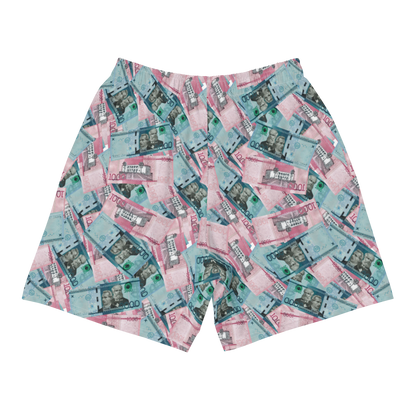 1000 y 2000 Dominican Pesos Men's Athletic Long Shorts Swimsuit  - 2020 - DominicanGirlfriend.com - Frases Dominicanas - República Dominicana Lifestyle Graphic T-Shirts Streetwear & Accessories - New York - Bronx - Washington Heights - Miami - Florida - Boca Chica - USA - Dominican Clothing