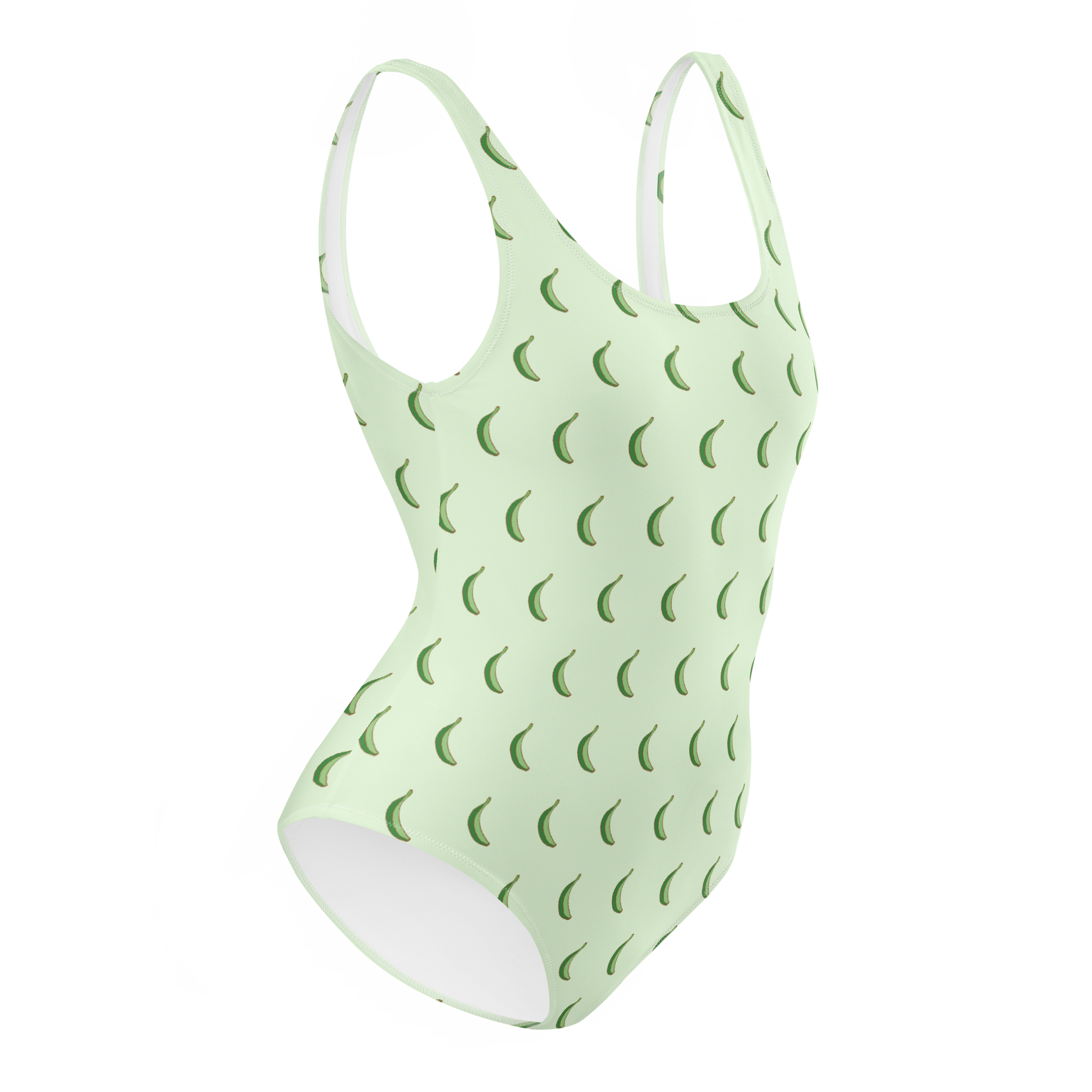 Dominican Platano Power All-Over One-Piece Swimsuit  - 2020 - DominicanGirlfriend.com - Frases Dominicanas - República Dominicana Lifestyle Graphic T-Shirts Streetwear & Accessories - New York - Bronx - Washington Heights - Miami - Florida - Boca Chica - USA - Dominican Clothing