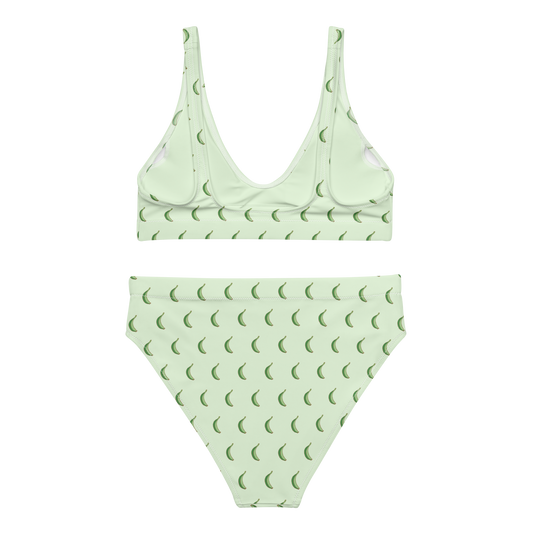 Platano All-Over High-Waisted Two Piece Bikini Swimwear