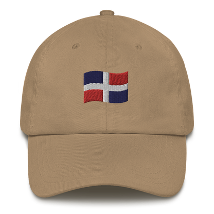 Dominican Republic Flag Emoji Dad hat  - 2020 - DominicanGirlfriend.com - Frases Dominicanas - República Dominicana Lifestyle Graphic T-Shirts Streetwear & Accessories - New York - Bronx - Washington Heights - Miami - Florida - Boca Chica - USA - Dominican Clothing