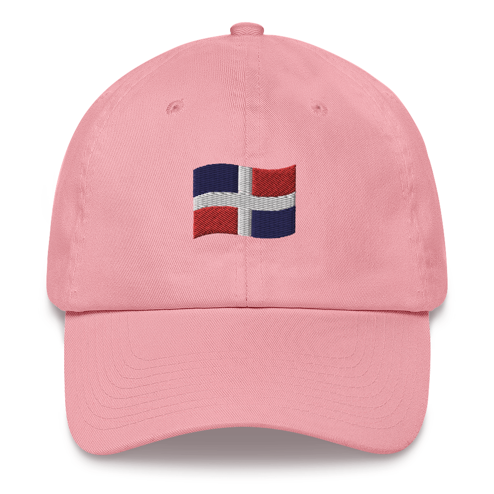 Dominican Republic Flag Emoji Dad hat  - 2020 - DominicanGirlfriend.com - Frases Dominicanas - República Dominicana Lifestyle Graphic T-Shirts Streetwear & Accessories - New York - Bronx - Washington Heights - Miami - Florida - Boca Chica - USA - Dominican Clothing