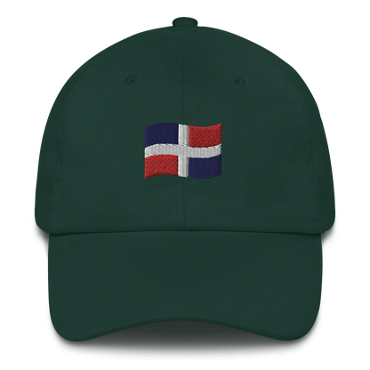 Dominican Republic Flag Emoji Dad hat  - 2020 - DominicanGirlfriend.com - Frases Dominicanas - República Dominicana Lifestyle Graphic T-Shirts Streetwear & Accessories - New York - Bronx - Washington Heights - Miami - Florida - Boca Chica - USA - Dominican Clothing