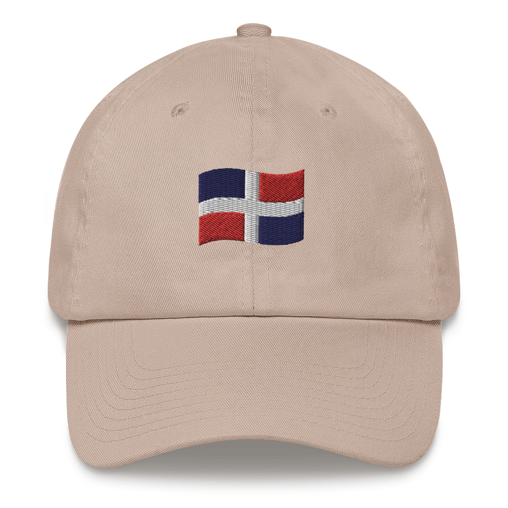 Dominican Republic Flag Emoji Dad hat  - 2020 - DominicanGirlfriend.com - Frases Dominicanas - República Dominicana Lifestyle Graphic T-Shirts Streetwear & Accessories - New York - Bronx - Washington Heights - Miami - Florida - Boca Chica - USA - Dominican Clothing