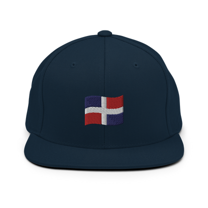 Dominican Republic Flag Emoji Snapback Hat