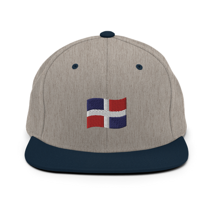 Dominican Republic Flag Emoji Snapback Hat