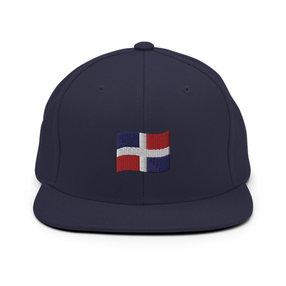 Dominican Republic Flag Emoji Snapback Hat