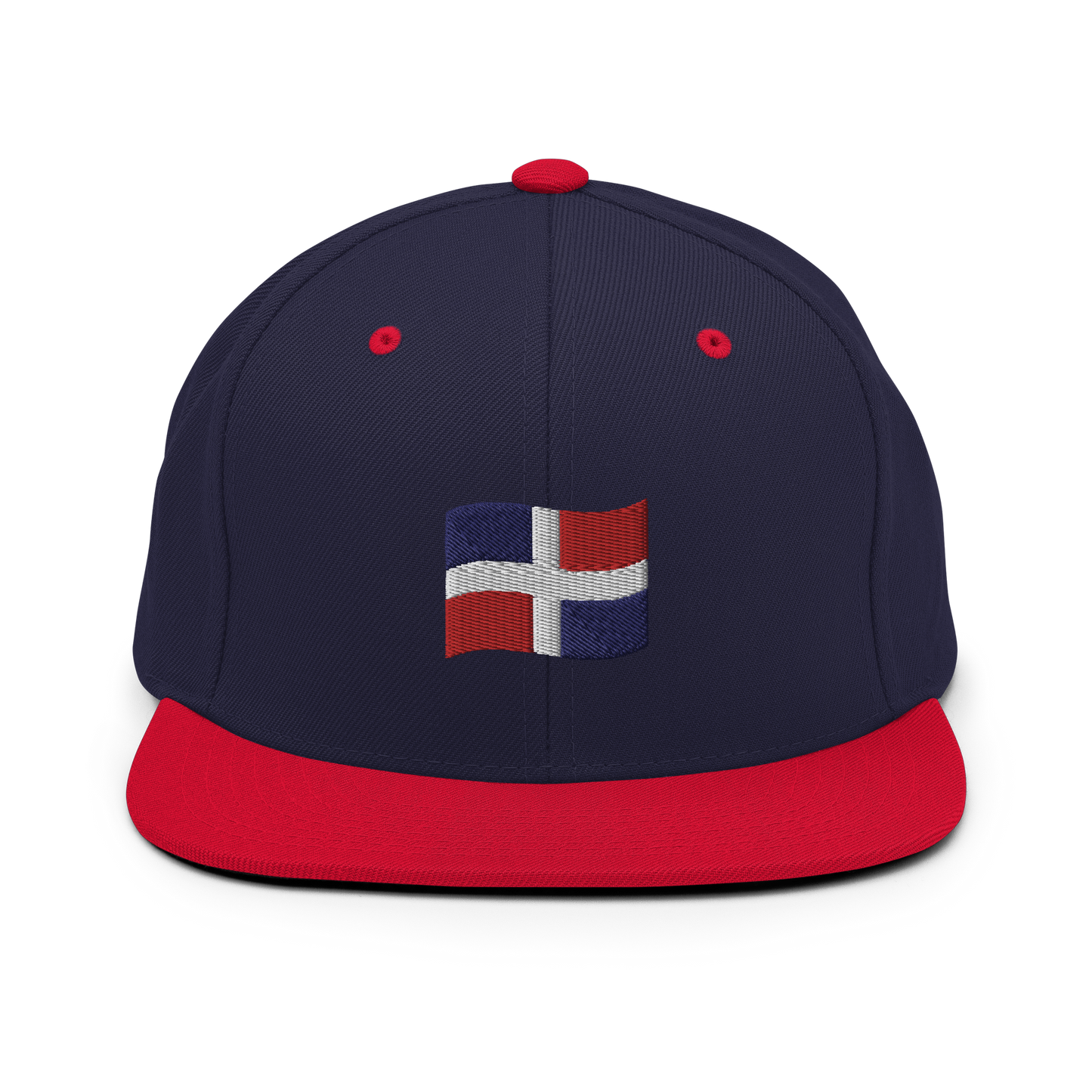 Dominican Republic Flag Emoji Snapback Hat