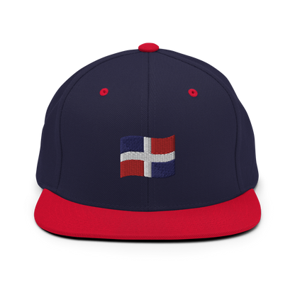 Dominican Republic Flag Emoji Snapback Hat