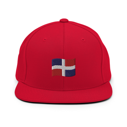 Dominican Republic Flag Emoji Snapback Hat