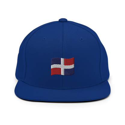 Dominican Republic Flag Emoji Snapback Hat