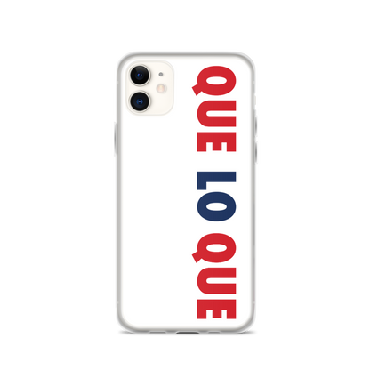 Que Lo Que Dominican iPhone Case  - 2020 - DominicanGirlfriend.com - Frases Dominicanas - República Dominicana Lifestyle Graphic T-Shirts Streetwear & Accessories - New York - Bronx - Washington Heights - Miami - Florida - Boca Chica - USA - Dominican Clothing