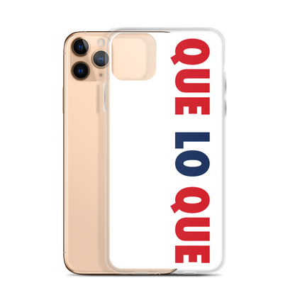 Que Lo Que Dominican iPhone Case  - 2020 - DominicanGirlfriend.com - Frases Dominicanas - República Dominicana Lifestyle Graphic T-Shirts Streetwear & Accessories - New York - Bronx - Washington Heights - Miami - Florida - Boca Chica - USA - Dominican Clothing