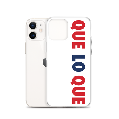 Que Lo Que Dominican iPhone Case  - 2020 - DominicanGirlfriend.com - Frases Dominicanas - República Dominicana Lifestyle Graphic T-Shirts Streetwear & Accessories - New York - Bronx - Washington Heights - Miami - Florida - Boca Chica - USA - Dominican Clothing