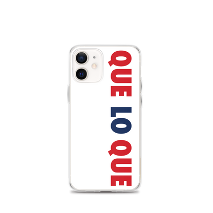 Que Lo Que Dominican iPhone Case  - 2020 - DominicanGirlfriend.com - Frases Dominicanas - República Dominicana Lifestyle Graphic T-Shirts Streetwear & Accessories - New York - Bronx - Washington Heights - Miami - Florida - Boca Chica - USA - Dominican Clothing