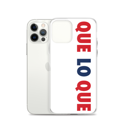 Que Lo Que Dominican iPhone Case  - 2020 - DominicanGirlfriend.com - Frases Dominicanas - República Dominicana Lifestyle Graphic T-Shirts Streetwear & Accessories - New York - Bronx - Washington Heights - Miami - Florida - Boca Chica - USA - Dominican Clothing
