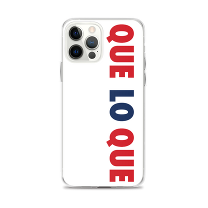 Que Lo Que Dominican iPhone Case  - 2020 - DominicanGirlfriend.com - Frases Dominicanas - República Dominicana Lifestyle Graphic T-Shirts Streetwear & Accessories - New York - Bronx - Washington Heights - Miami - Florida - Boca Chica - USA - Dominican Clothing