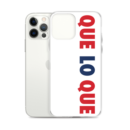 Que Lo Que Dominican iPhone Case  - 2020 - DominicanGirlfriend.com - Frases Dominicanas - República Dominicana Lifestyle Graphic T-Shirts Streetwear & Accessories - New York - Bronx - Washington Heights - Miami - Florida - Boca Chica - USA - Dominican Clothing