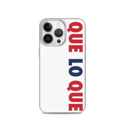 Que Lo Que Dominican iPhone Case  - 2020 - DominicanGirlfriend.com - Frases Dominicanas - República Dominicana Lifestyle Graphic T-Shirts Streetwear & Accessories - New York - Bronx - Washington Heights - Miami - Florida - Boca Chica - USA - Dominican Clothing