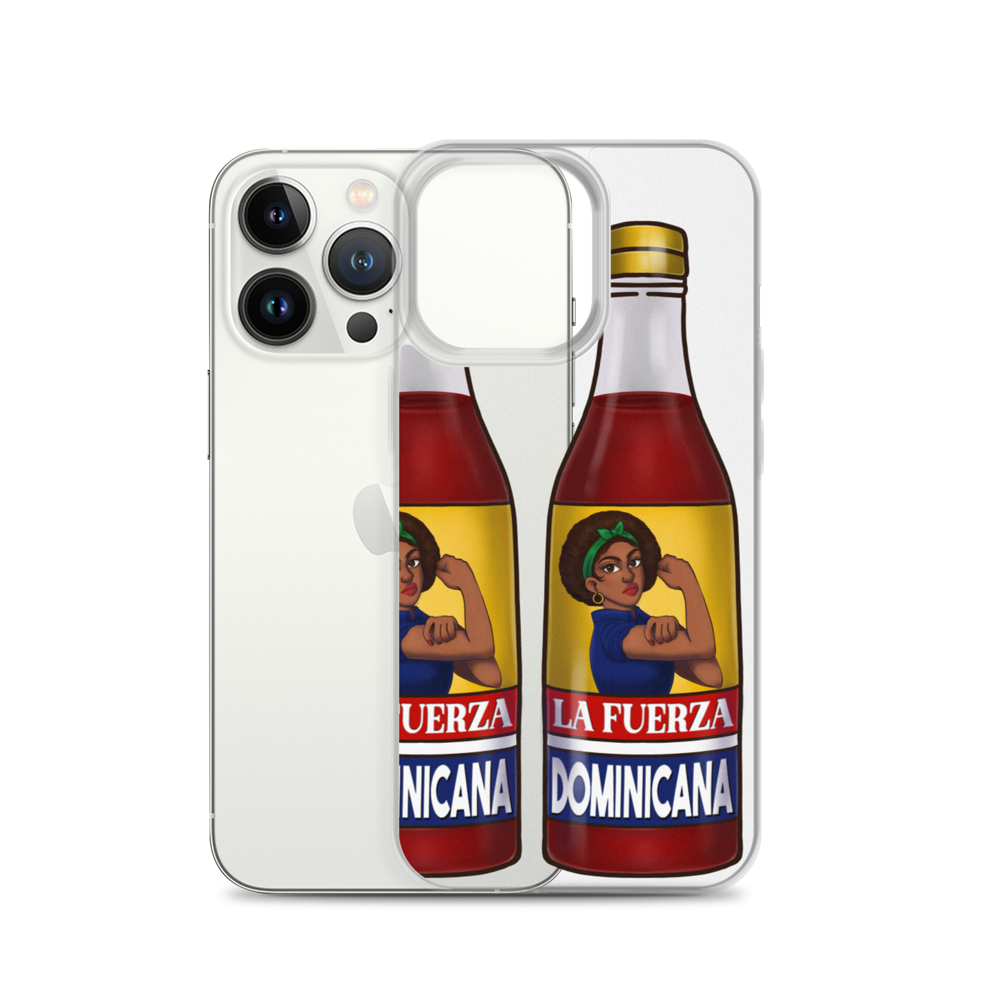 La Fuerza Dominicana iPhone Case  - 2020 - DominicanGirlfriend.com - Frases Dominicanas - República Dominicana Lifestyle Graphic T-Shirts Streetwear & Accessories - New York - Bronx - Washington Heights - Miami - Florida - Boca Chica - USA - Dominican Clothing